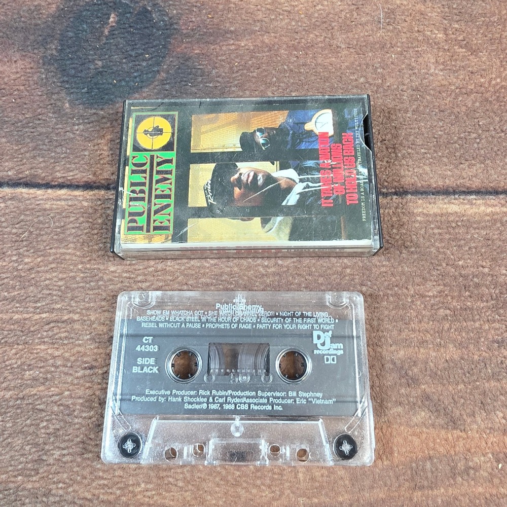 Public Enemy It Takes a Nation of Millions to Hold Us Back Cassette Tape 1988